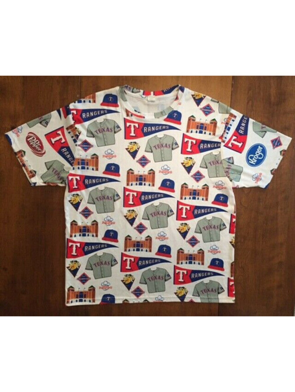 Mens TEXAS RANGERS BASEBALL 1996 WEST CHAMPIONSHIP PROMO SHIRT Short Sleeve XL